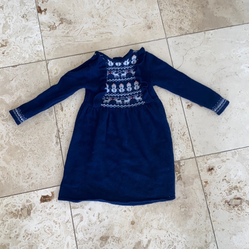 Mini boden sweater dress size 6-7 years
